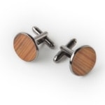 gemelos camisa Antracita estilo madera