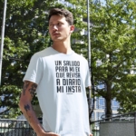 Camiseta Azul Pastel Un saludo para mi EX